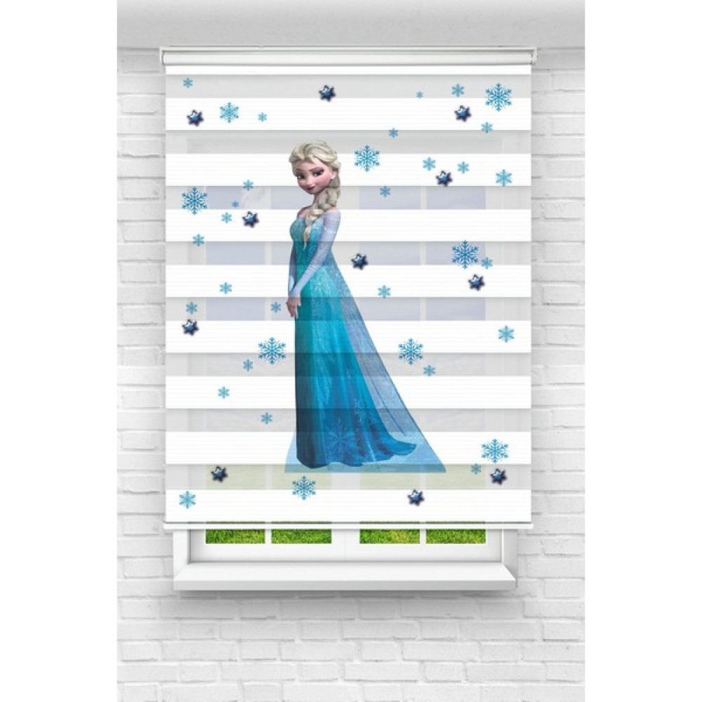 Elsalı Baskılı Zebra Perde Çocuk Odası Perdesi Zebra Stor Perde - 100 x 200 cm - Renkli Stor Perde Fiyatı