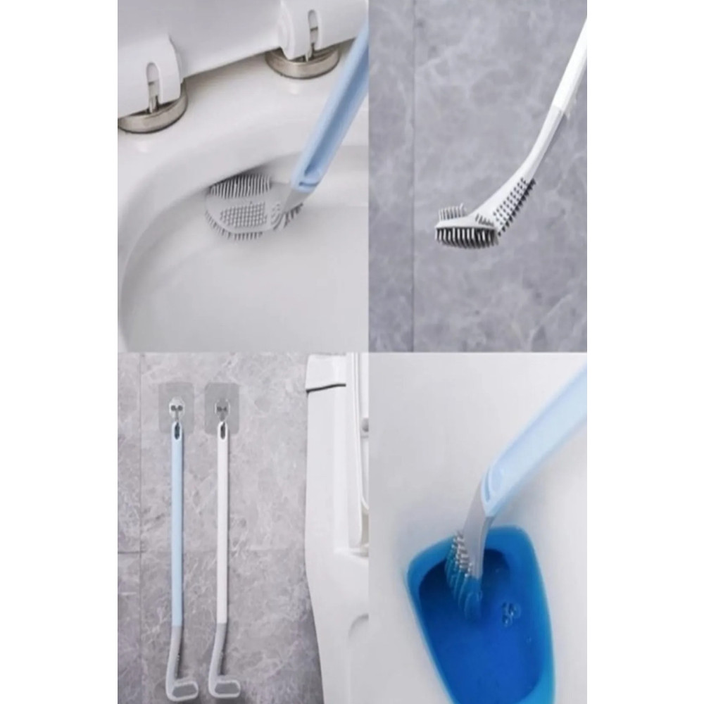 Else Dekor Else Golf Tasarımlı Silikon Banyo Tuvalet Klozet Temizleme Fırçası Ve Tutucu Set Klozet Fırçası Fiyatı