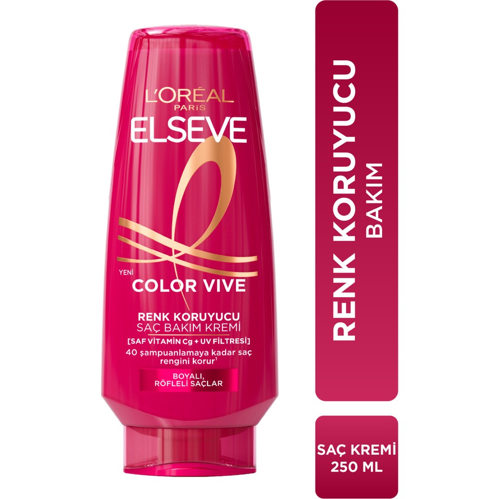 Elseve Color Vive Renk Koruyucu Saç Kremi 250Ml Şampuan ve Saç Kremi Fiyatı
