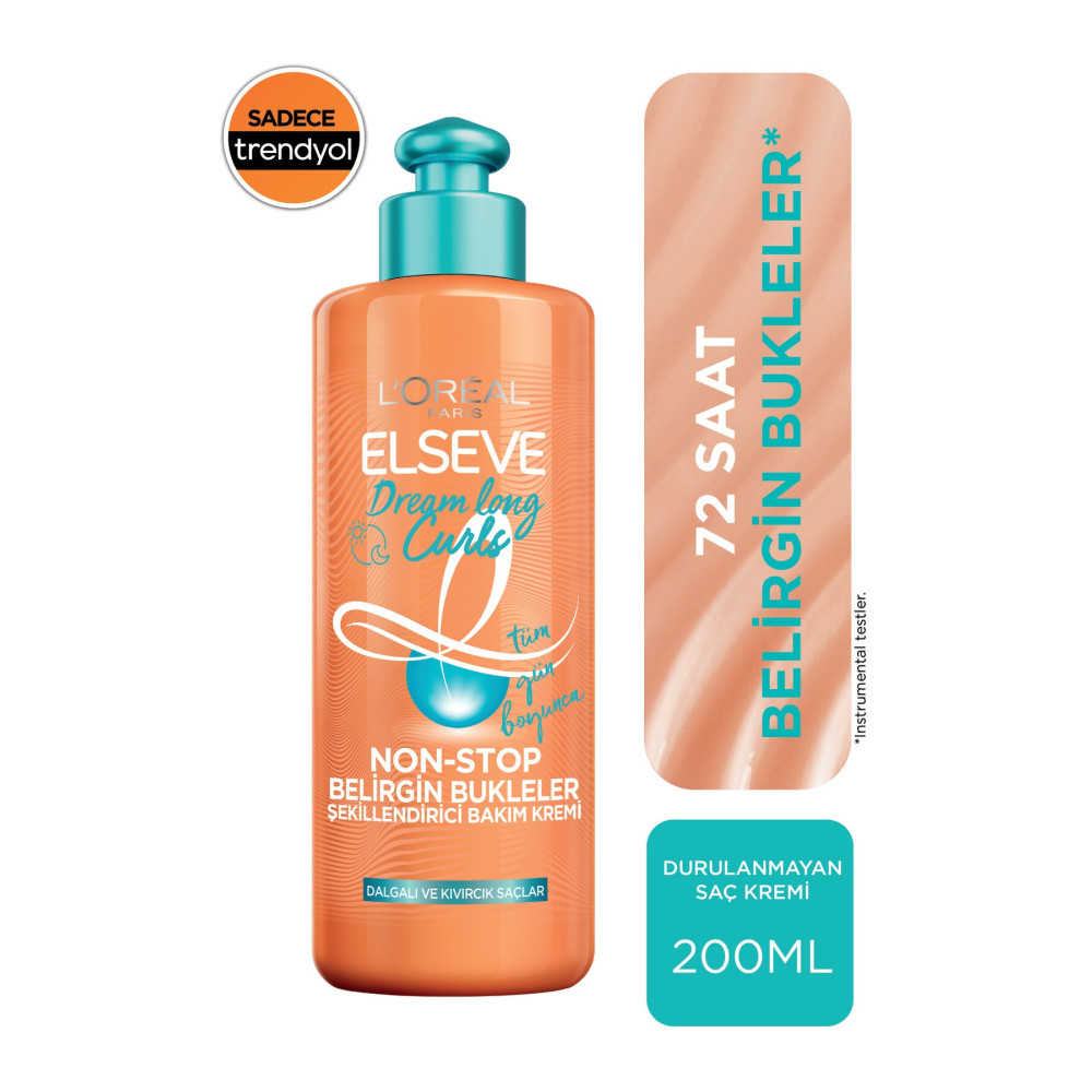 ELSEVE Dream Long Curls Non-stop Belirgin Bukleler Durulanmayan Bakım Kremi 200ml Şampuan ve Saç Kremi Fiyatı