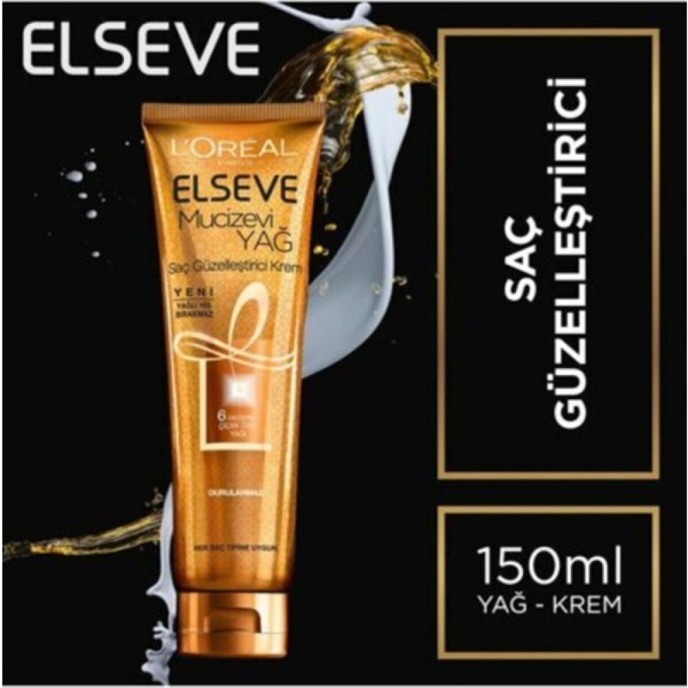 Elseve Her Saç Tipine Uygun Mucizevi Yağ 150 ml 3600523036349 Saç Bakım Maskeleri & Serumlar & Spreyler Fiyatı