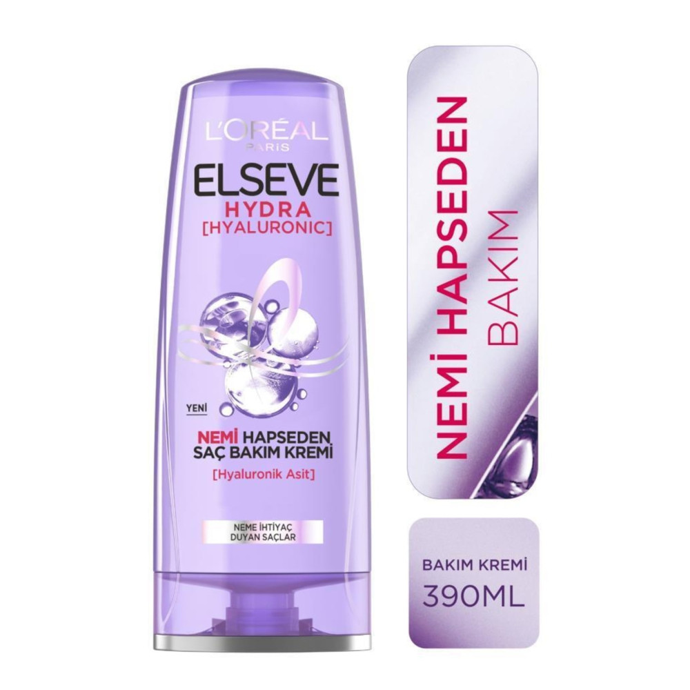ELSEVE Hydra [hyaluronic] Nemi Hapseden Saç Bakım Kremi 390ml Şampuan ve Saç Kremi Fiyatı