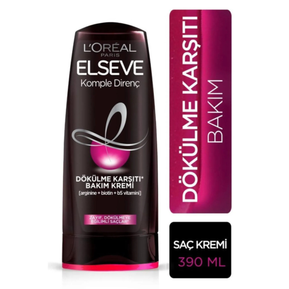 Elseve Komple Direnc Dokulme Karsiti Bakim Kremi 390 Ml (2 Adet) Şampuan ve Saç Kremi Fiyatı