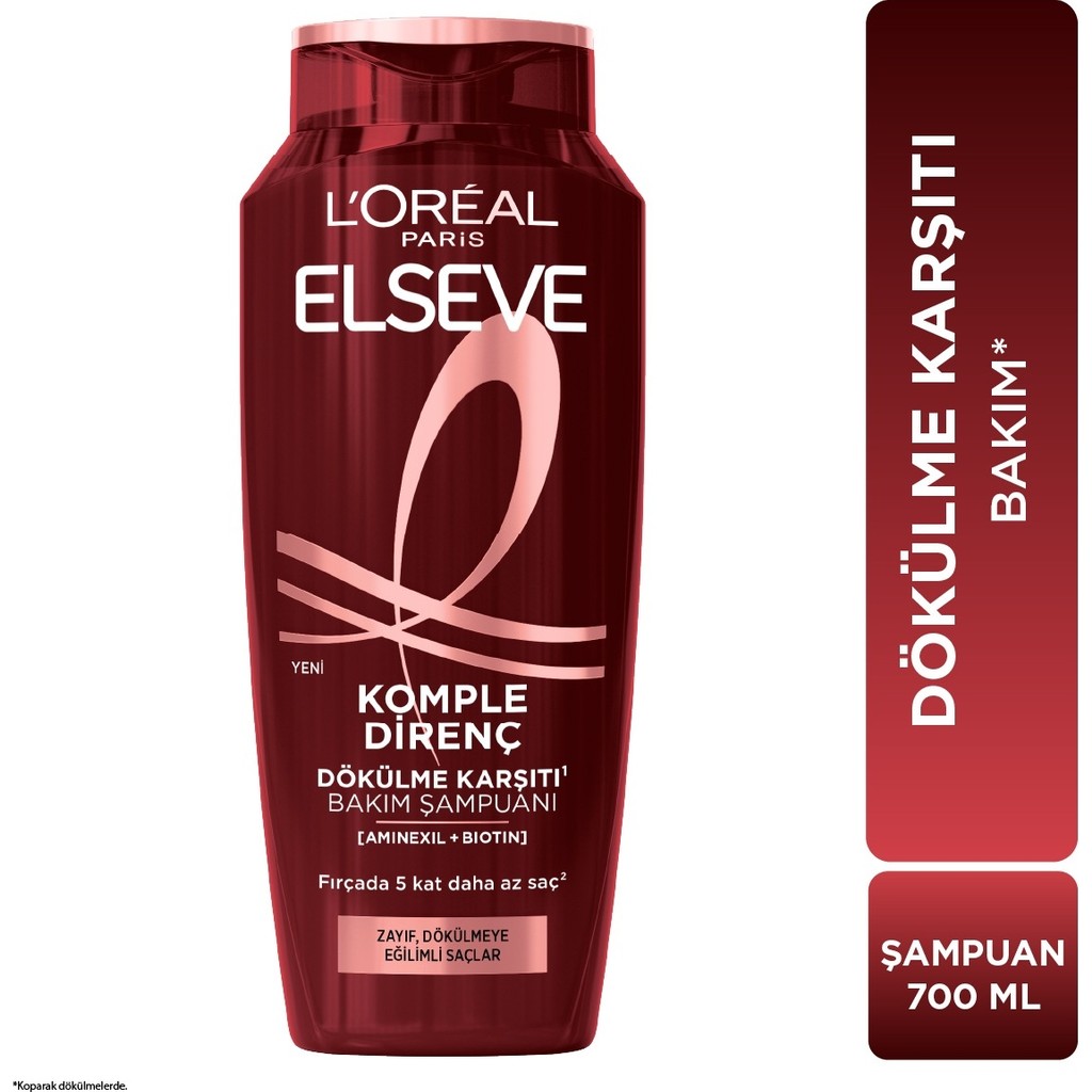 Elseve Komple Direnç Dökülme Karşıtı Şampuan 700 ml Şampuan ve Saç Kremi Fiyatı