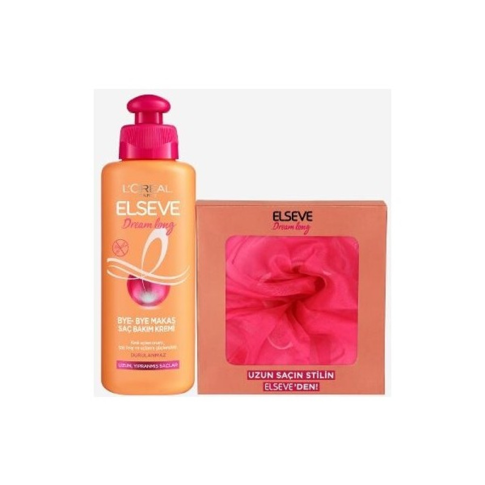 Elseve Loreal Elseve Bye Bye Makas Saç Bakım Kremi 200 ml + Toka Seti Saç Bakım Maskeleri & Serumlar & Spreyler Fiyatı