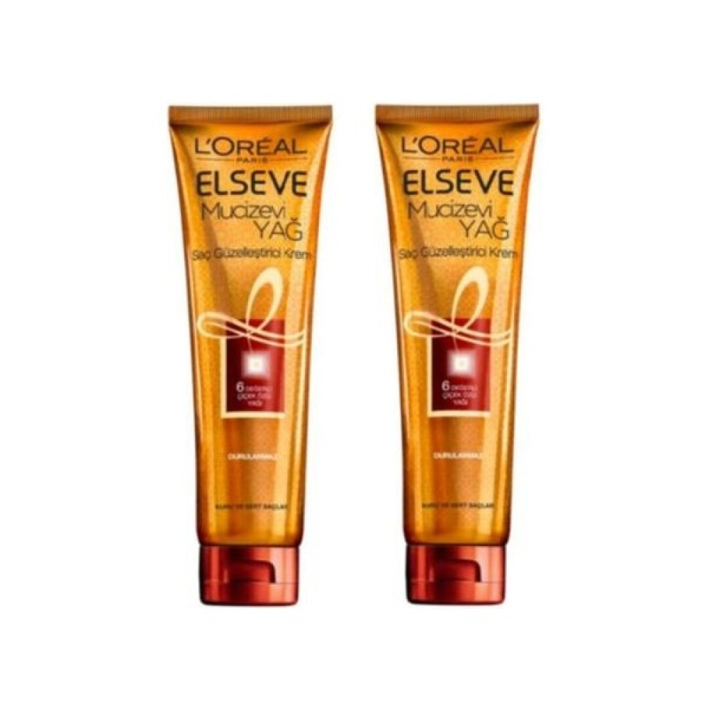 Elseve Loreal Elseve Mucizevi Yağ Kuru Saçlar Krem 150 ml 2 Adet Saç Bakım Maskeleri & Serumlar & Spreyler Fiyatı