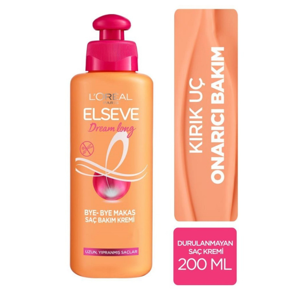 ELSEVE Loréal Paris Dream Long Bye-bye Makas Saç Bakım Kremi 200 ml Şampuan ve Saç Kremi Fiyatı