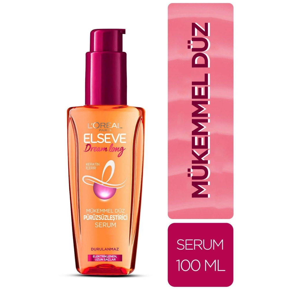 ELSEVE Loréal Paris Dream Long Mükemmel Düz Pürüzsüzleştirici Serum Saç Bakım Maskeleri & Serumlar & Spreyler Fiyatı
