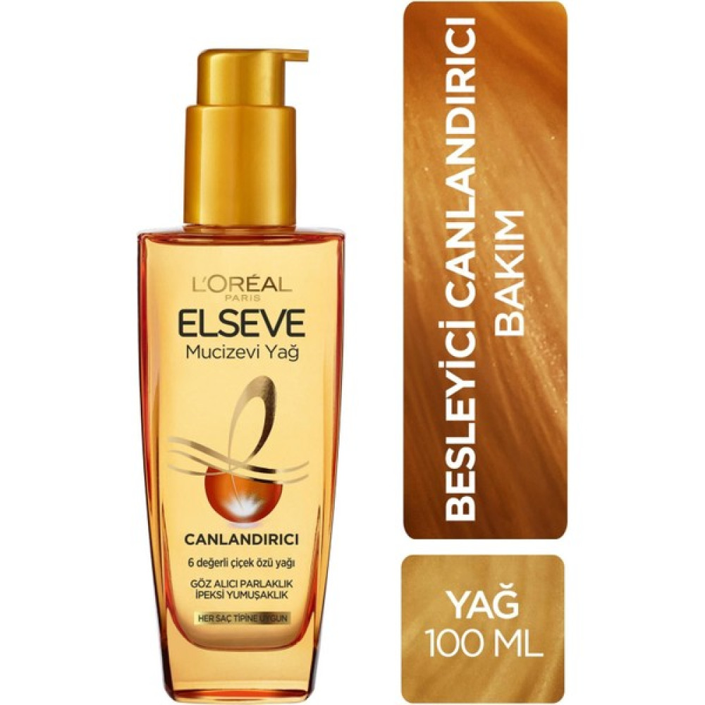 Elseve L'oréal Paris Elseve Mucizevi Canlandırıcı Bakım Yağı 100 ml Saç Şekillendirici Sprey Fiyatı