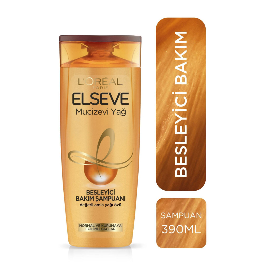 ELSEVE LOréal Paris Elseve Mucizevi Yağ Besleyici Bakım Şampuanı 390 ml Şampuan ve Saç Kremi Fiyatı