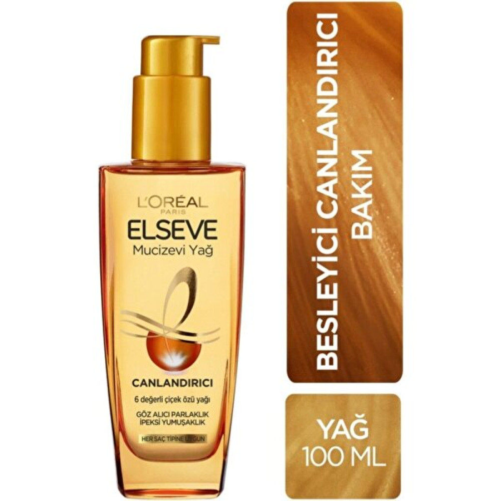 Elseve L'oréal Paris Mucizevi Canlandırıcı Bakım Yağı 100 ml Saç Şekillendirici Sprey Fiyatı