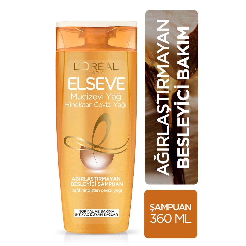 ELSEVE Mucizevi Hindistan Cevizi Yağı Ağırlaştırmayan Besleyici Şampuan 360 ml Şampuan ve Saç Kremi Fiyatı
