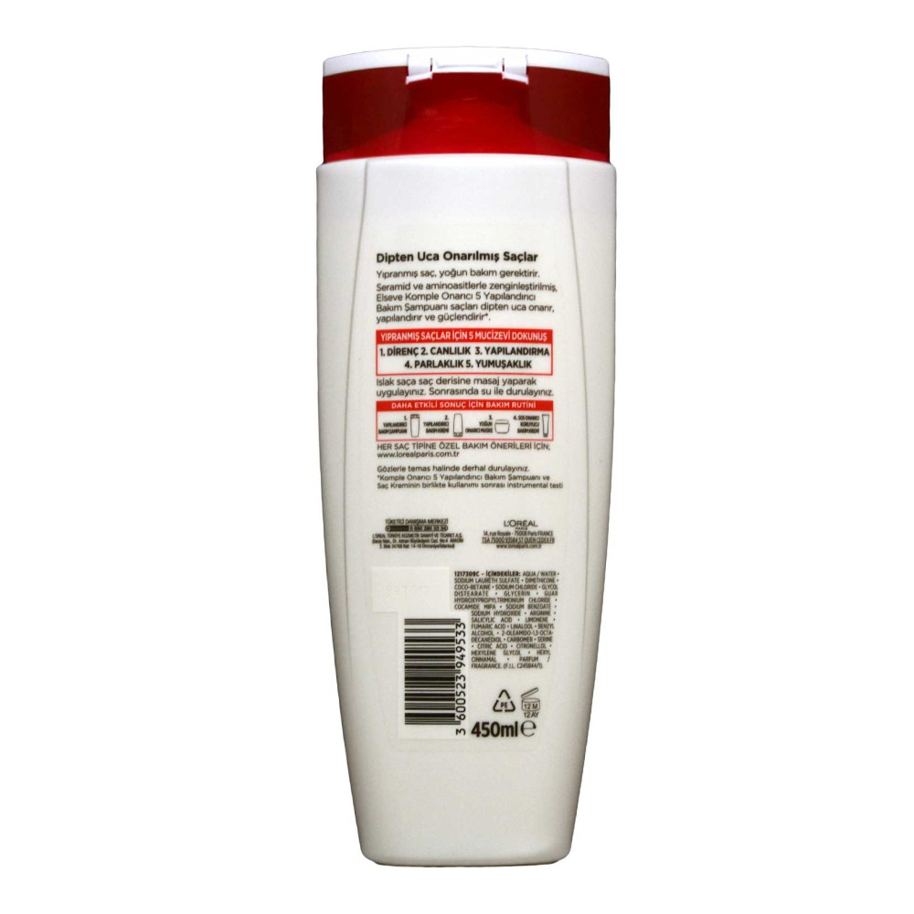 Elseve Şampuan 450 ml Komple Onarıcı &amp; Yapılandırıcı