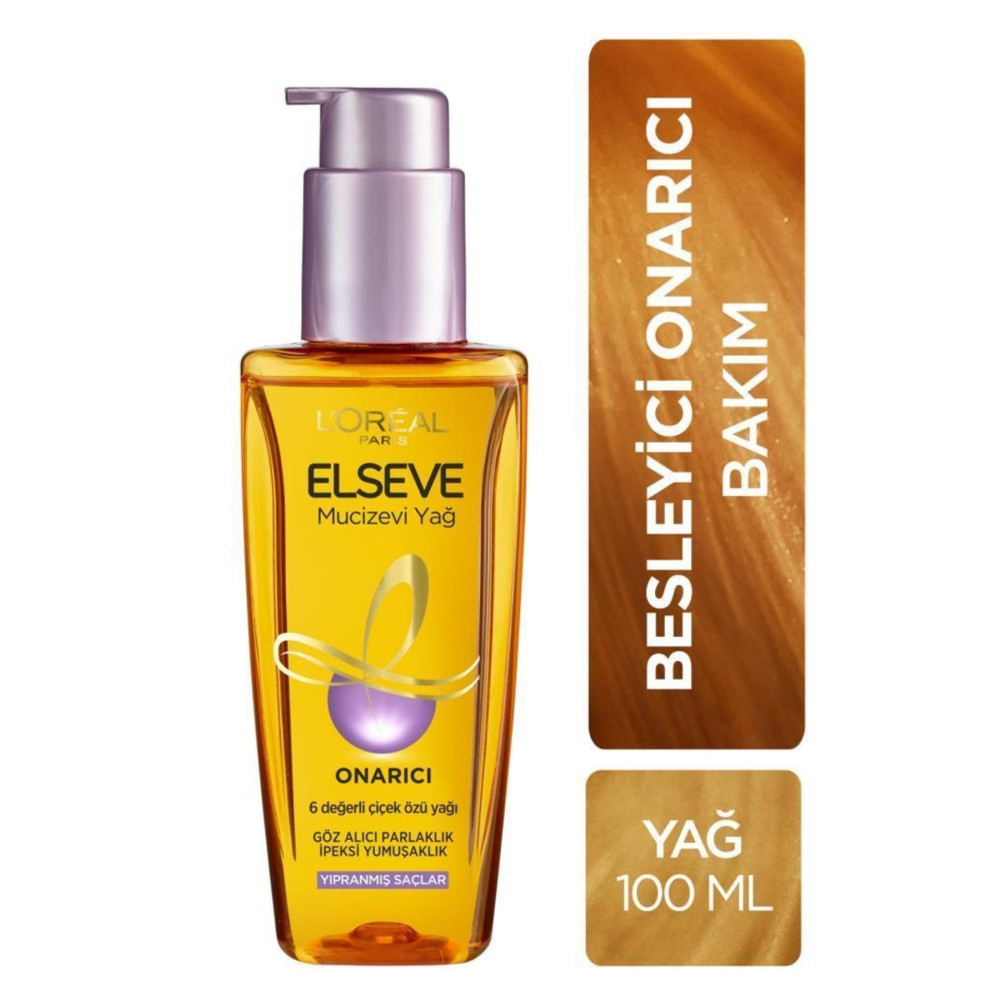ELSEVE Yıpranmış Saçlar için Mucizevi Saç Bakım Yağı 100 ml Saç Bakım Maskeleri & Serumlar & Spreyler Fiyatı