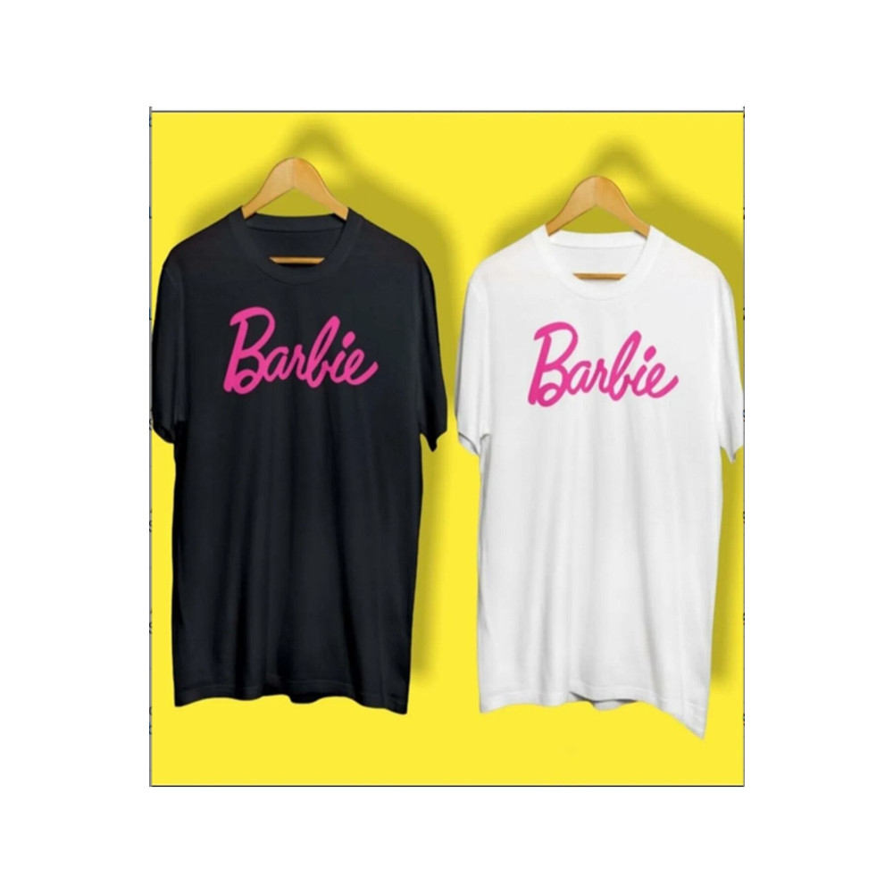 ELSİ Giyim Barbıe Baskılı Unisex Tshirt 2li Paket S Beden Bayan T-shirt Fiyatı