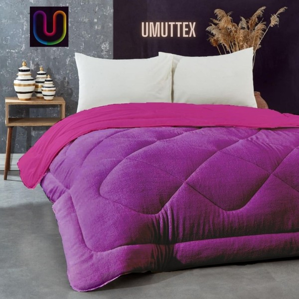 Eltex Wellsoft Silikon Yorgan - Battal Boy - 220 x 240 cm - Mor Yorgan Fiyatı
