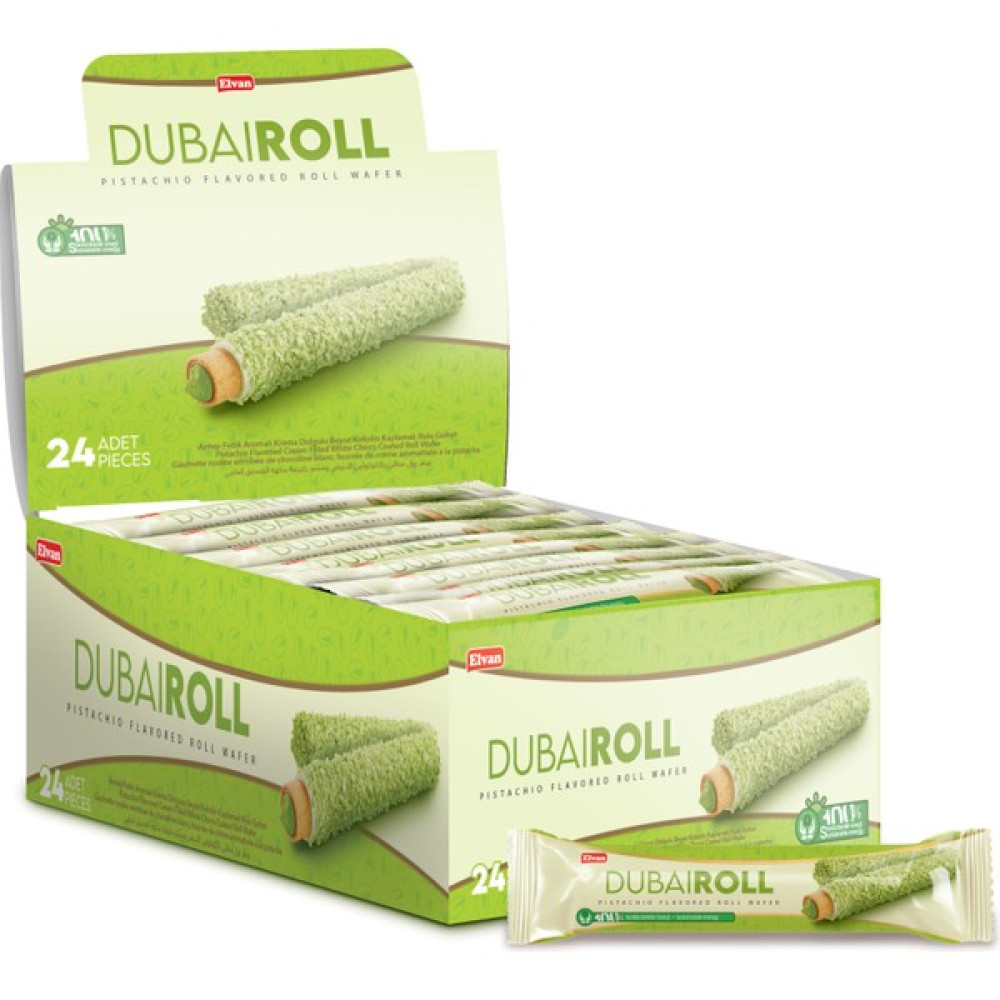 Elvan Dubai Roll Gofret 18 gr 24 Adet (1 Kutu) Oto Boyaları Fiyatı