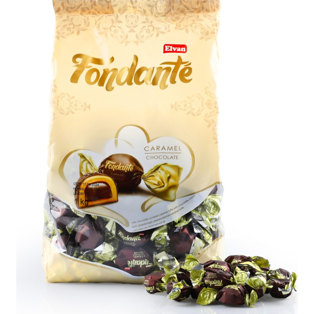 Elvan Fondante 1000 Gr Sütlü Çikolata Karamel Lezzeti ile Zenginleştirilmiş Tatlı - 1 kg Diğer Fiyatı
