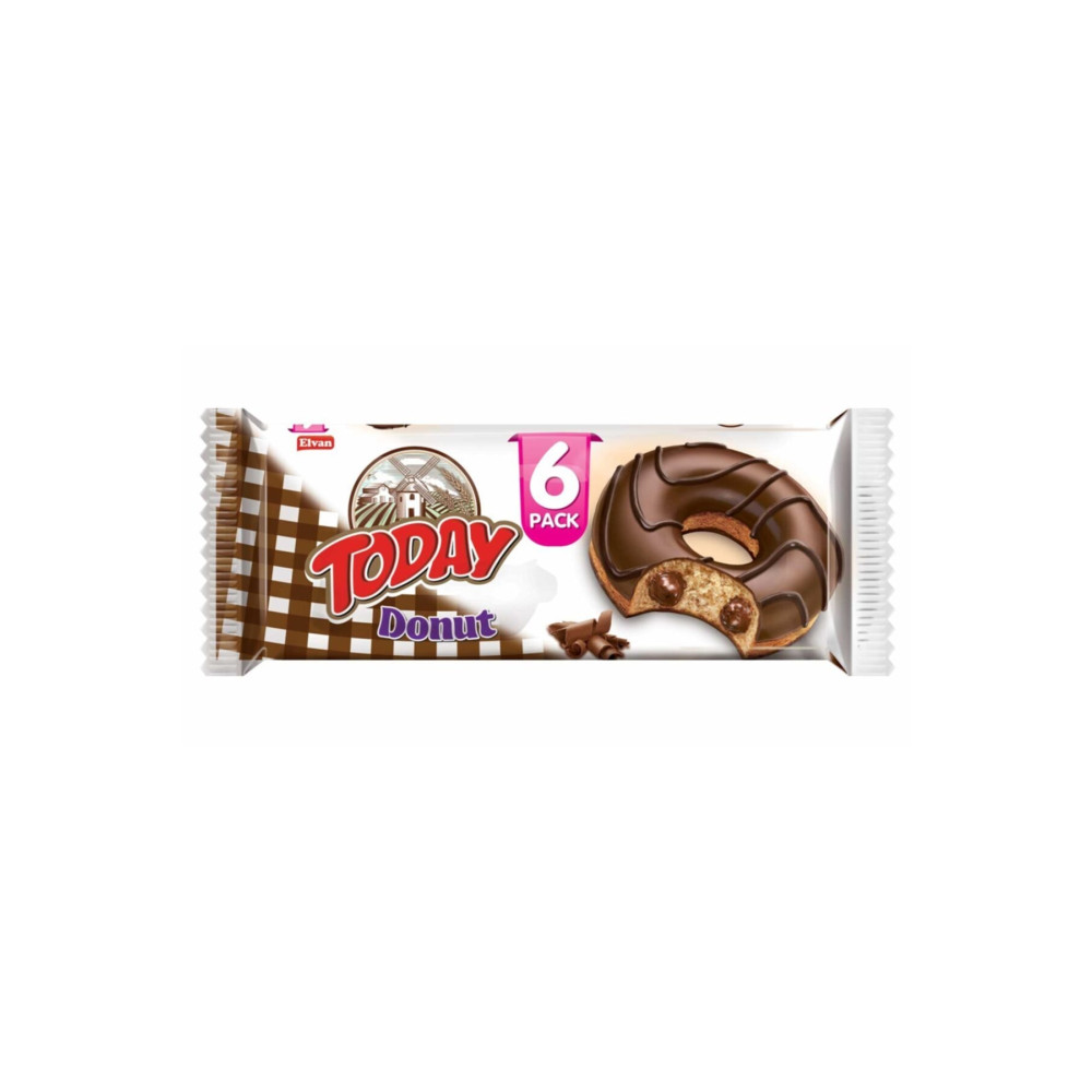 Elvan Today Donut Kakaolu Kek Multipack 35 Gr. 6 Adet (1 Paket) Bisküvi ve Kek Fiyatı