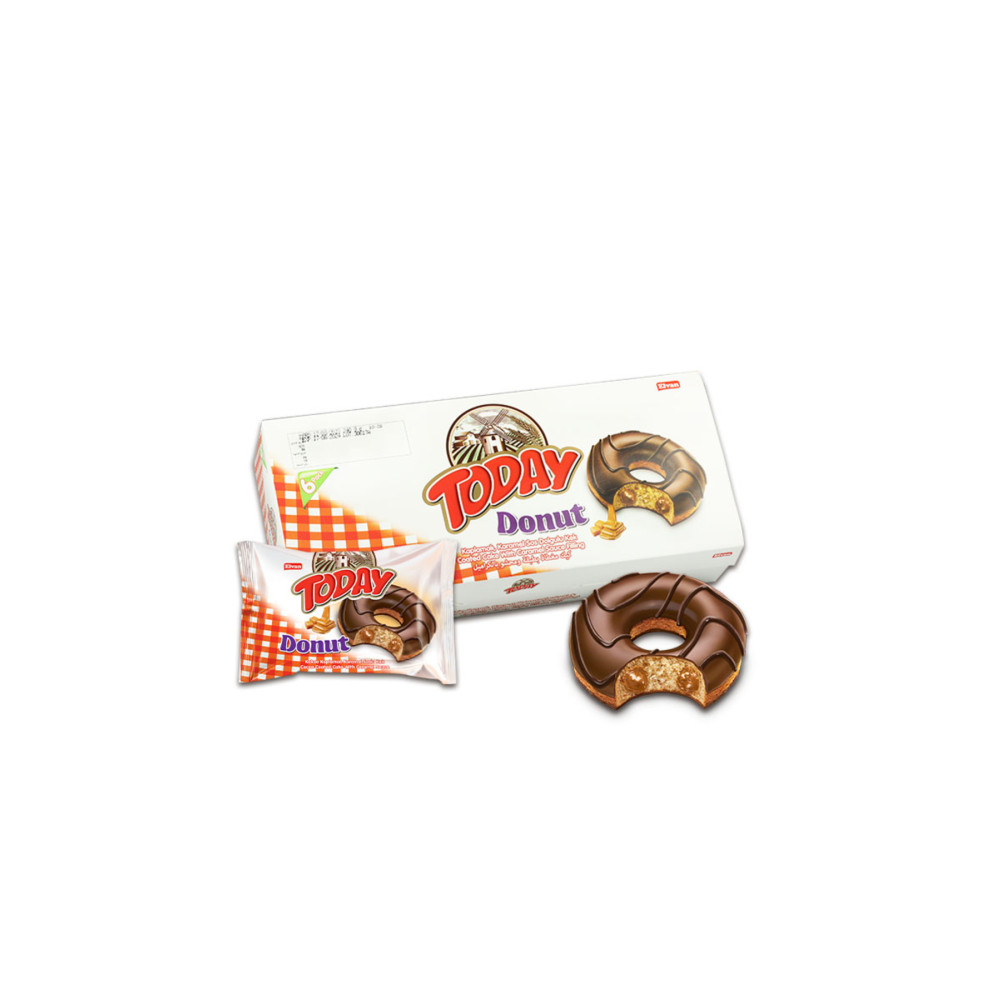Elvan Today Donut Karamelli Kek Çoklu Paket Kutu 35 Gr. 6 Adet (1 Paket) Bisküvi ve Kek Fiyatı