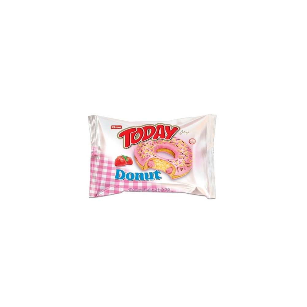 Elvan Today Donut Kek Çilekli 35 Gr. (1 ADET) Bisküvi ve Kek Fiyatı