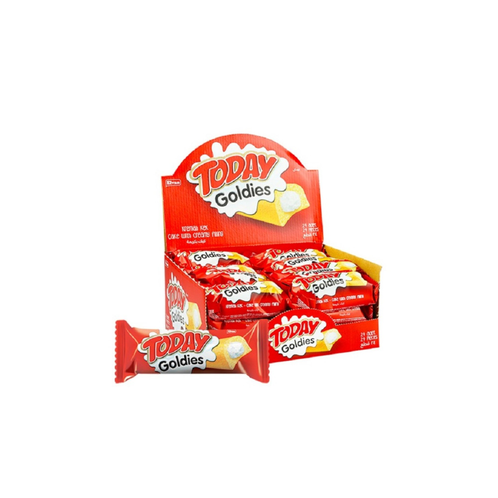 Elvan Today Goldies Sütlü 40 Gr. 24 Adet (1 KUTU) Bisküvi ve Kek Fiyatı