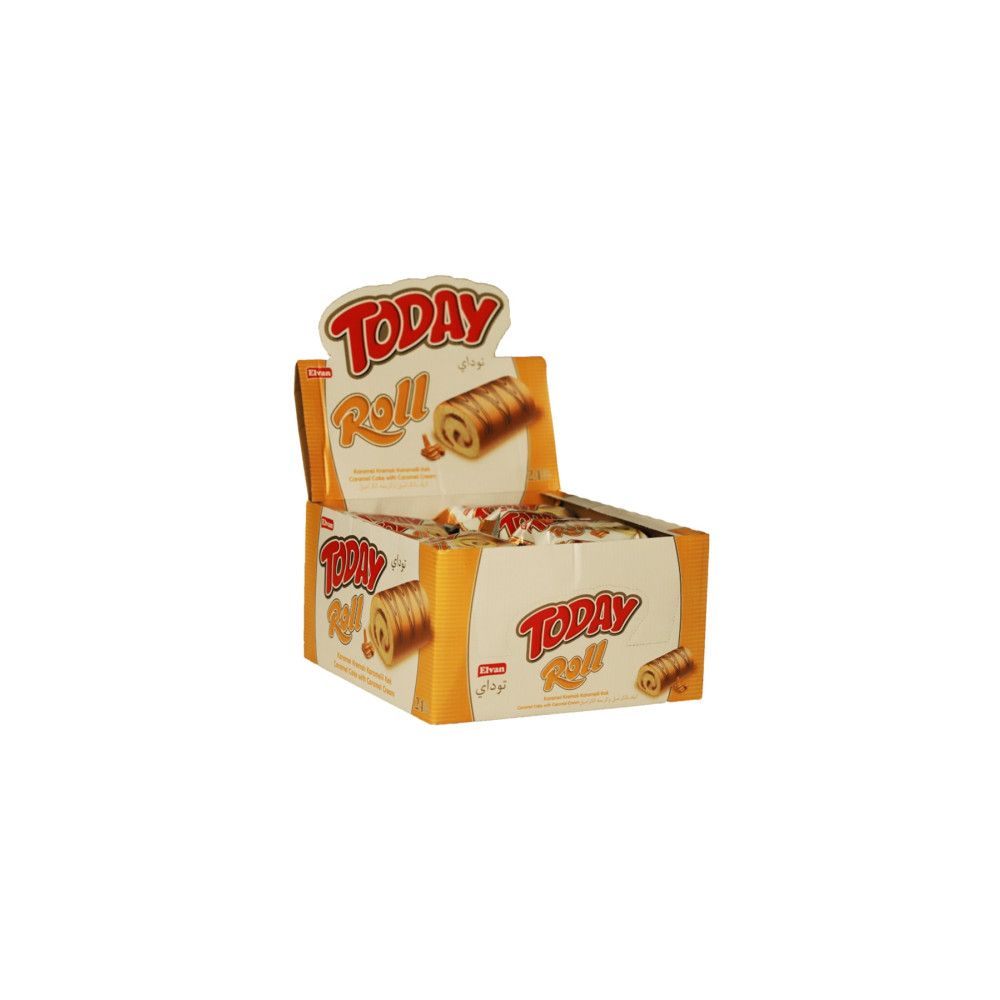 Elvan Today Swıss Roll Karamel Kek 35 Gr 24 Adet (1 Kutu) Bisküvi ve Kek Fiyatı