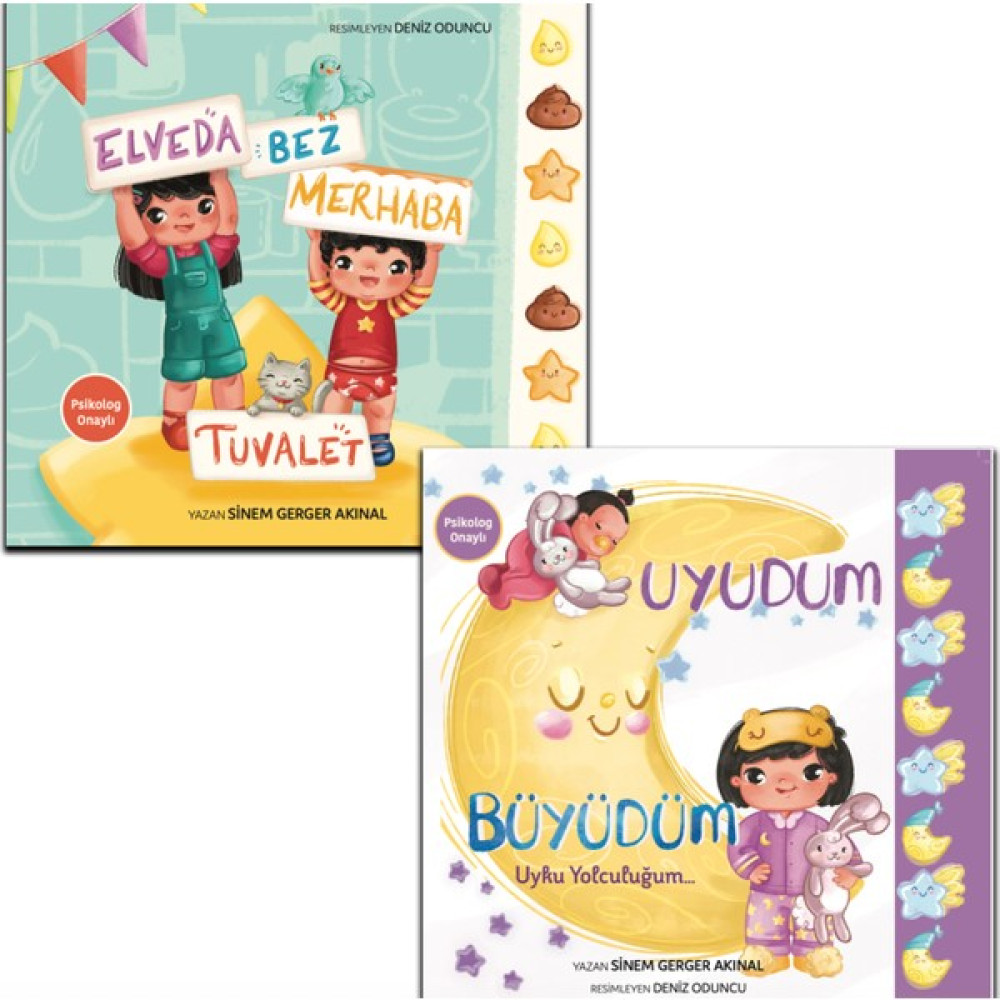 Elveda Bez Merhaba Tuvalet - Uyudum Büyüdüm 2 Kitap - Sinem Gerger Akınal Çocuk Bakımı Kitapları Fiyatı