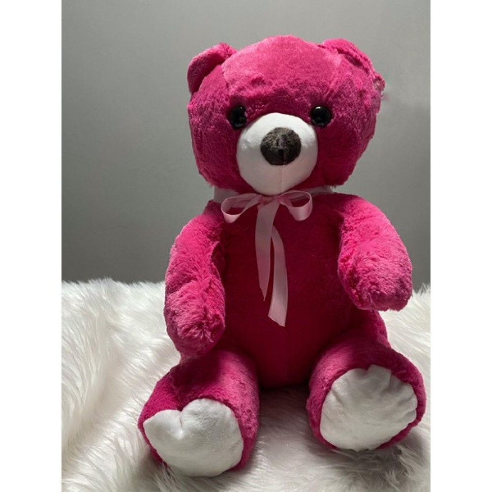 Elvinege Aksesuar Peluş Ayıcık 50 cm Oyuncak Hediyelik Tavşan Tüyü Peluş Ayı Büyük Boy - Sevgililer Günü Hediyesi - Fuşya / Ayı Peluş Oyuncaklar Fiyatı