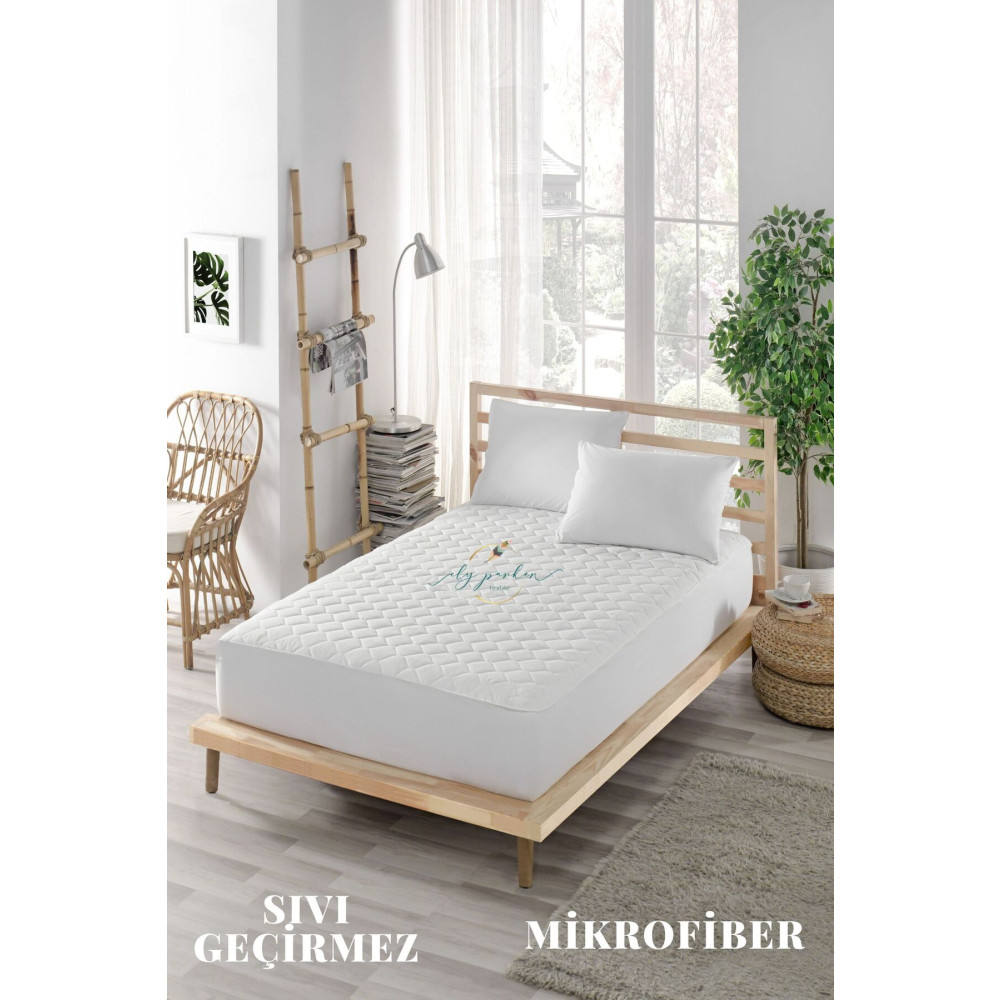 ELY PARKER Sıvı Geçirmez Alez-mikro Kapitoneli Fitted-çift Kişilik-tek Kişilik-bebek Alezi Yatak Koruyucu 100 x 200 Beden Alez / Yatak Koruyucu Fiyatı