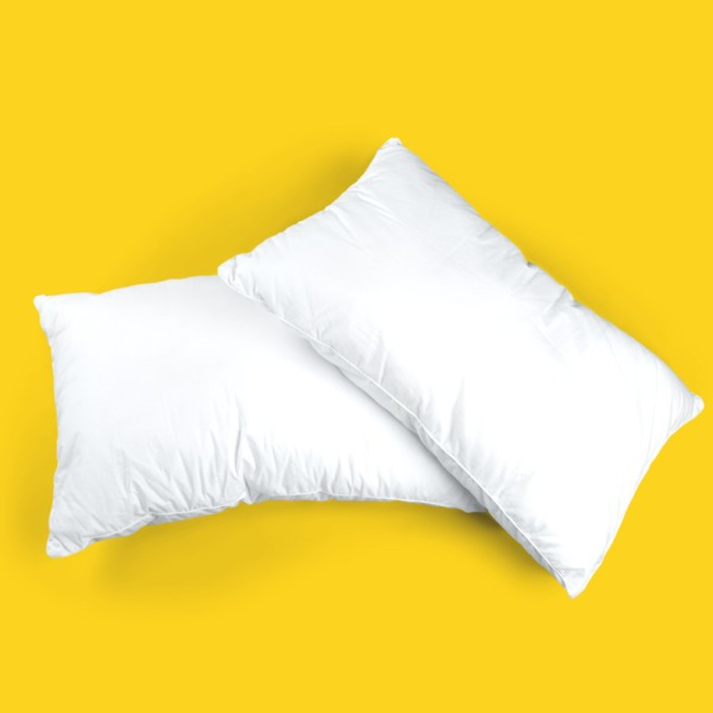 Elyaf Sepeti 2 Li Boncuk Silikon Elyaf Dolgulu Elyaf Yastık 1000 gr dolgulu 50x70 cm - 50 x 70 cm - Beyaz Yastık Fiyatı