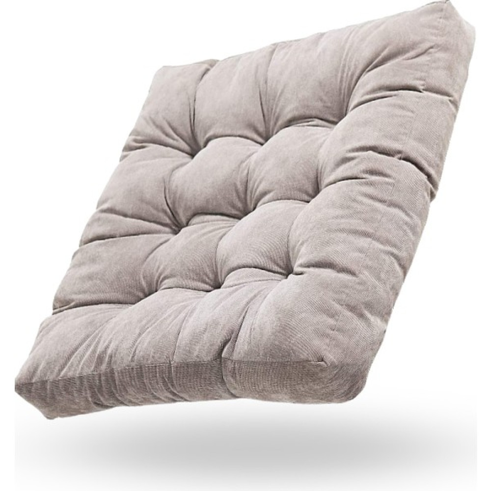 Elyaf Sepeti Yer & Palet Minderi 60 x 60 x 10 cm - Gri Salon & Oturma Odası Tekstili Fiyatı