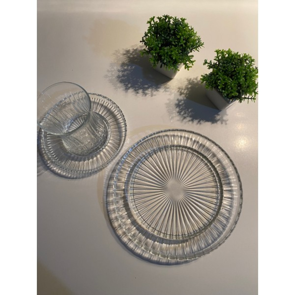 Elysia Linea Model 18 Parça Pasta Takımı - Çay Bardağı+Çay Tabağı+Pasta Tabağı 6 Kişilik Mg/lineapastatakımı Fincan / Bardak / Kahve Takımı Fiyatı