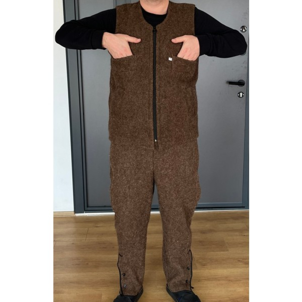 Elzem Ahsen Keçe Yelek ve Pantolon Takımı Erkek Yelek Fiyatı