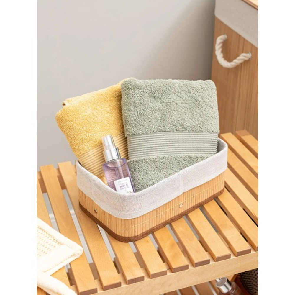 Elzey Home Bambu Dikdörtgen Katlanabilir Sepet Naturel S 25X15X8 cm Sepet Fiyatı