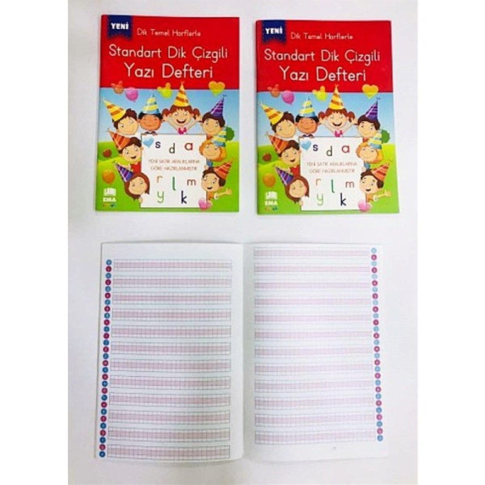 Ema Çocuk 24 Yaprak A4 Büyük Boy Standart Kılavuz Çizgili Güzel Yazı Defteri 2 Adet Defter Fiyatı