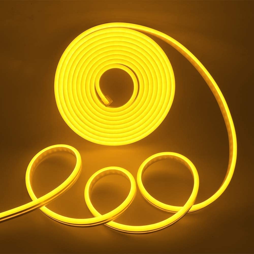 Ema Dükkan 12 Volt 10 Metre Amber Neon Led Işık Prize Takılmaya Hazır Değil Esnek Silikon Şerit Led - 10 m SSD / Solid State Drive Fiyatı