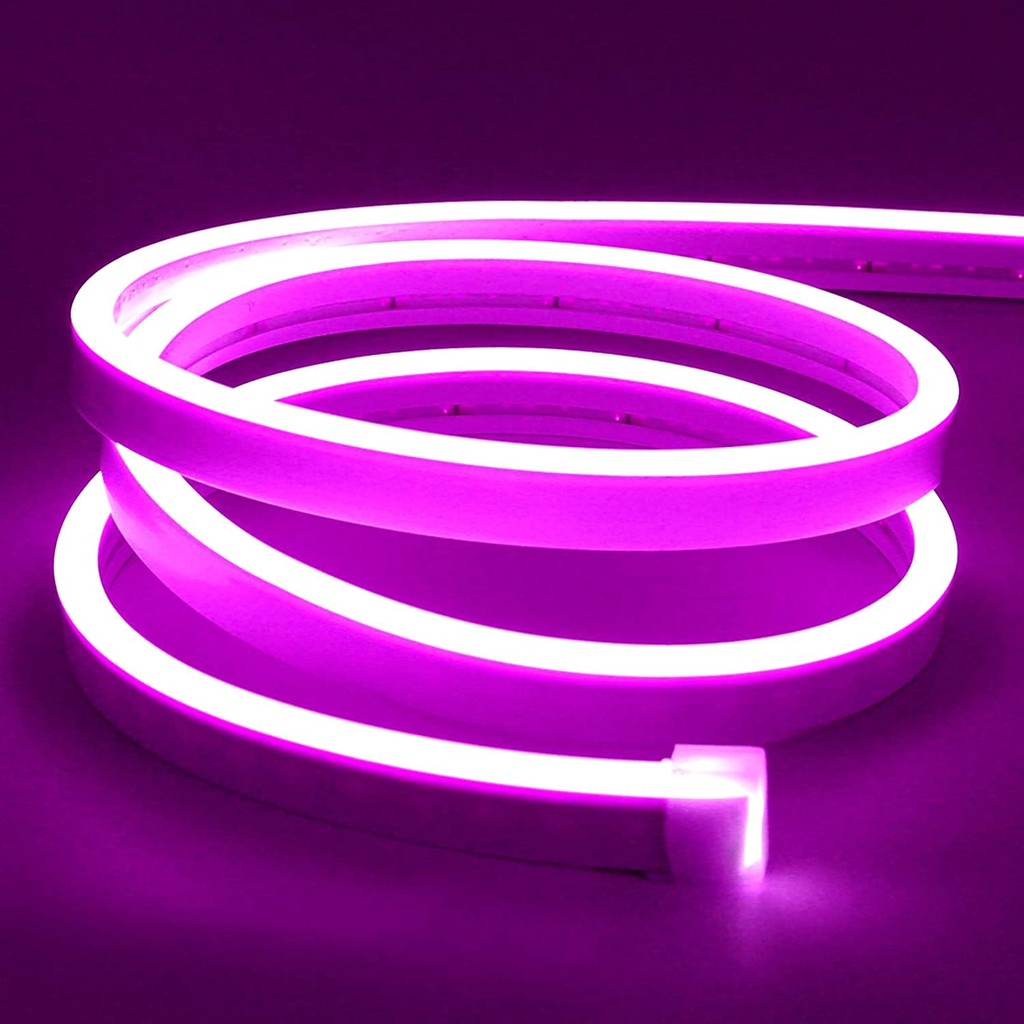 Ema Dükkan 12 Volt 10 Metre Mor Neon Led Işık Prize Takılmaya Hazır Değil Esnek Silikon Şerit Led - 10 m SSD / Solid State Drive Fiyatı