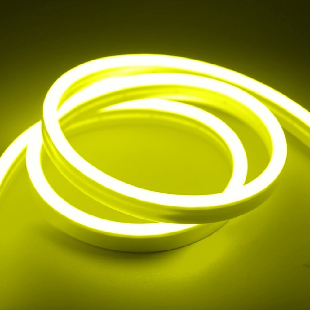 Ema Dükkan 12 Volt Neon LED Işık Trafosuz | Neon Şerit LED Trafosuz Esnek Silikonlu Aydınlatma - 3 m - Sarı Led Aydınlatmalar Fiyatı