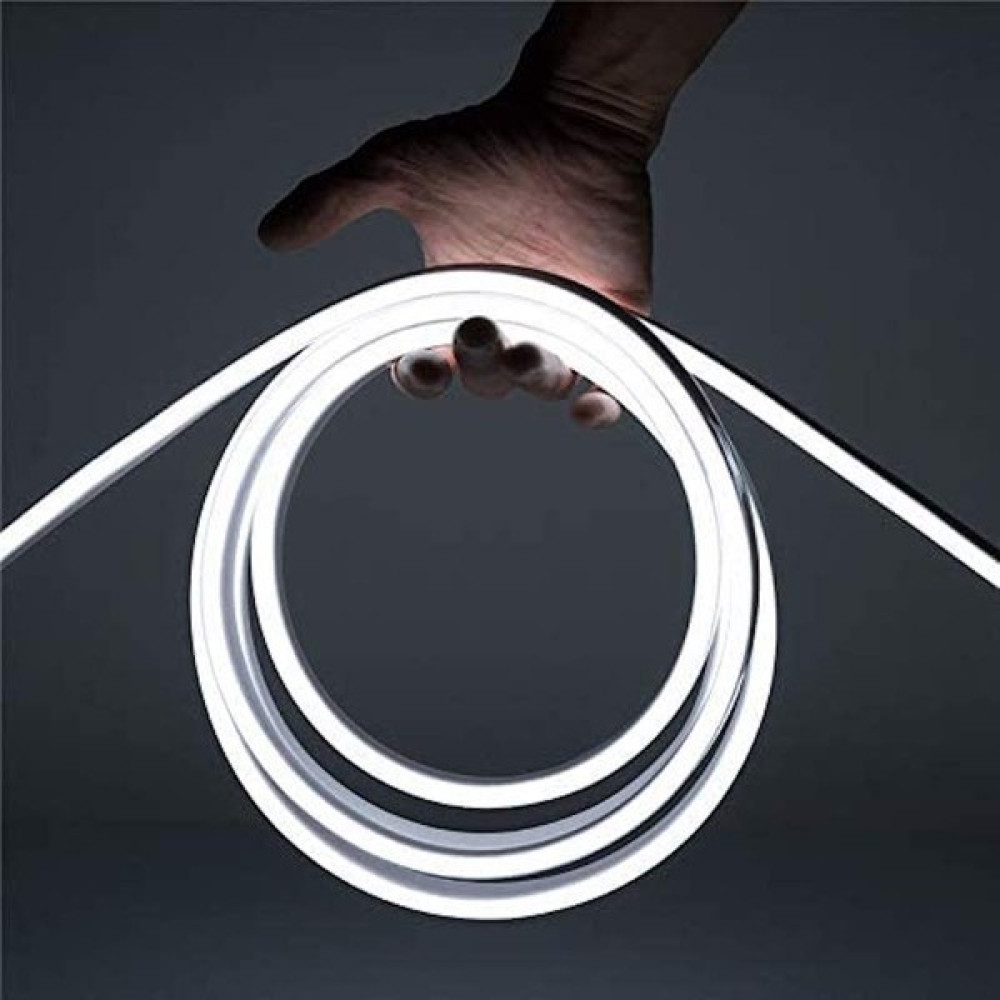 Ema Dükkan 12V Neon LED Trafolu Esnek Neon LED Aydınlatma Trafolu Tak-Çalıştır Neon Şerit LED - 5 m - Beyaz Led Aydınlatmalar Fiyatı