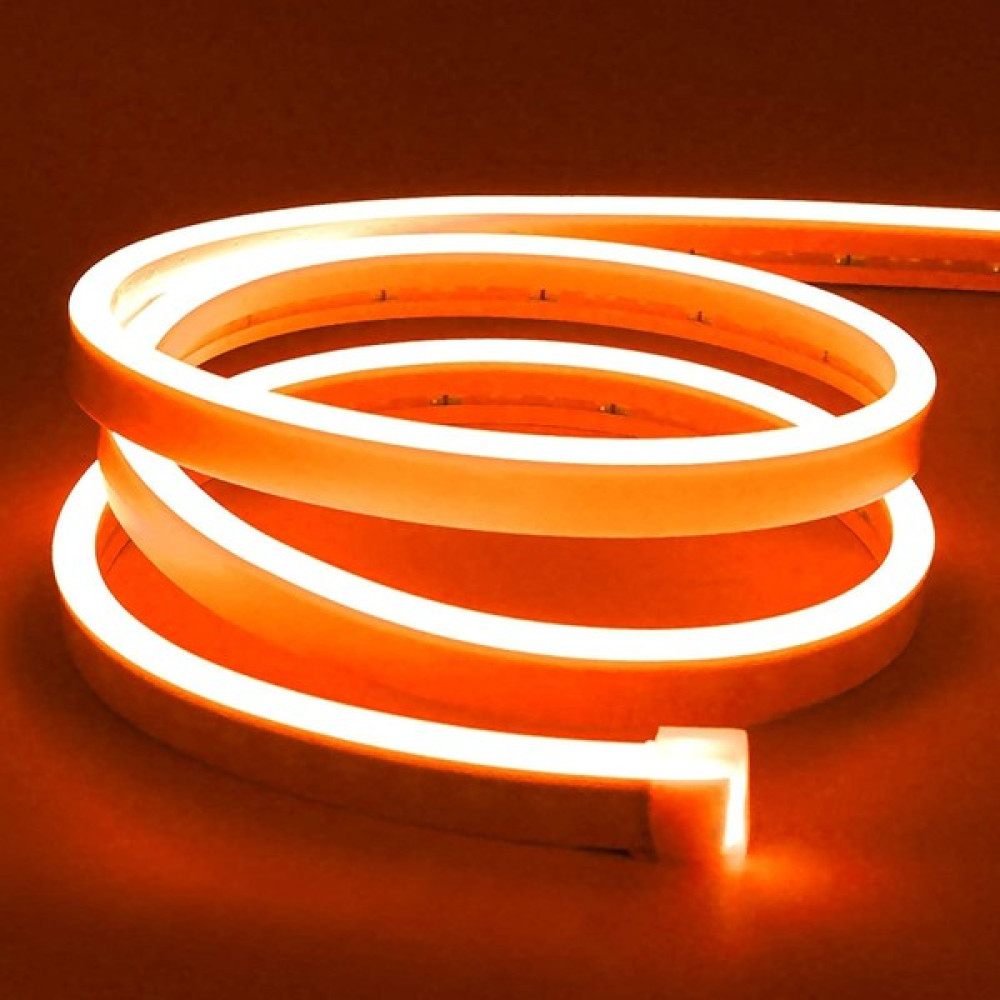 Ema Dükkan 12V Neon LED Trafolu Esnek Neon LED Aydınlatma Trafolu Tak-Çalıştır Neon Şerit LED - 5 m - Turuncu Led Aydınlatmalar Fiyatı