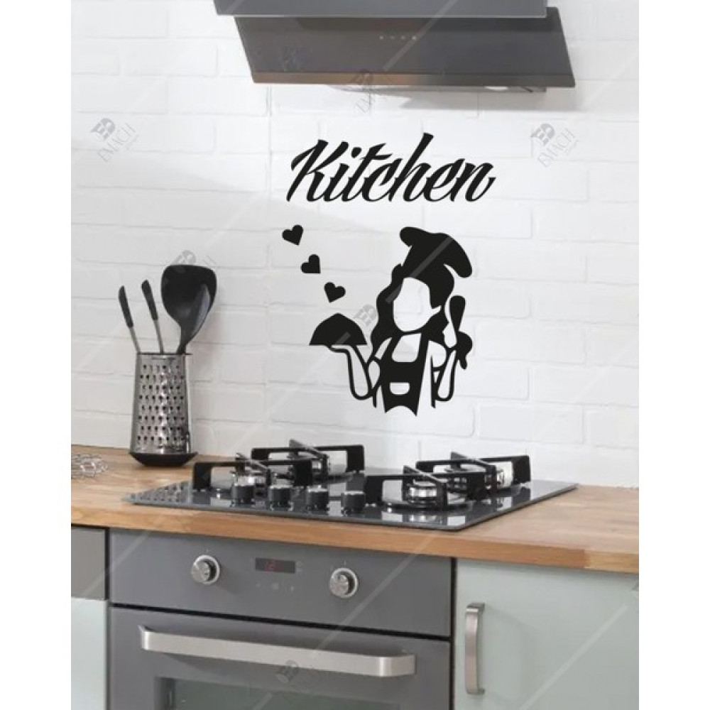 Emach Dizayn Kitchen 5 Parça Mutfak Lazer Kesim Ahşap Duvar Dekorasyon Ürünü - Siyah Ev & Dekorasyon Aksesuarları Fiyatı