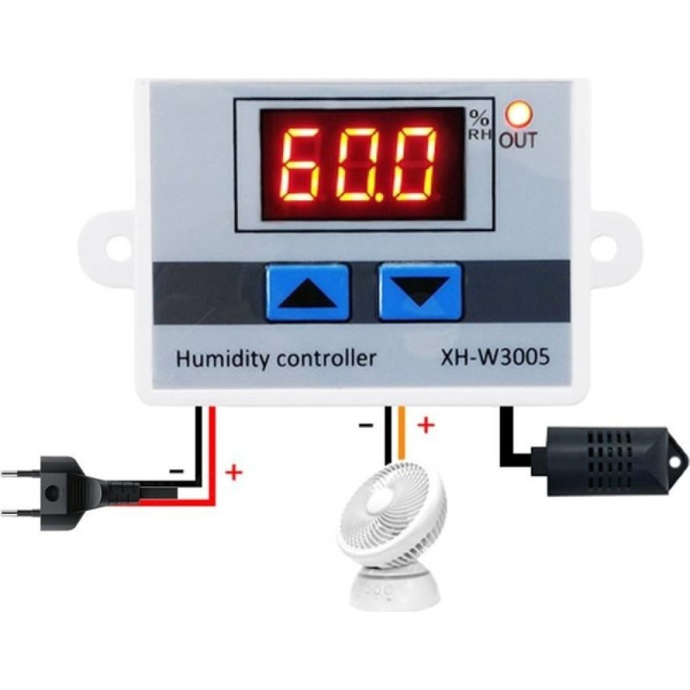 Emay Center XH-W3005 220V Dijital Nem Kontrol Cihazı 1500W Kuluçka Sera Depo Diğer Test ve Ölçüm Cihazları Fiyatı