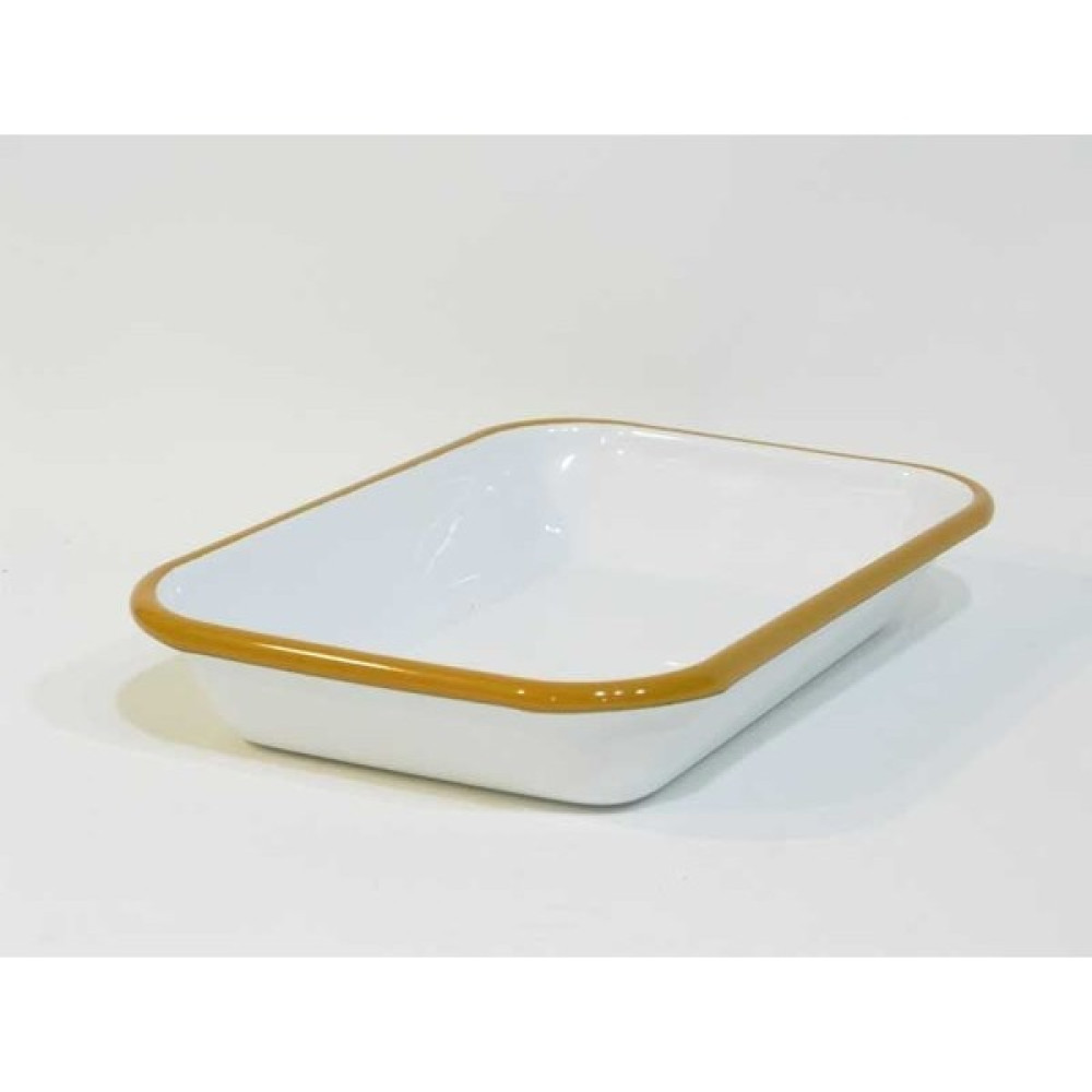 Emayeci Emaye Meze Tabağı Beyaz O.sarı 21 cm Mutfak Gereçleri Fiyatı