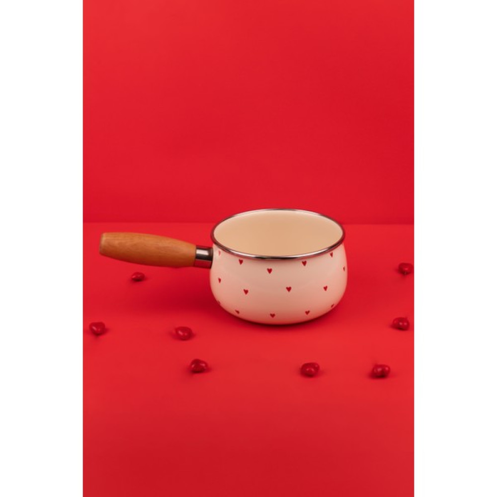 Emaylab Cupid Kalpli Sos ve Yumurta Tavası (14CM-1,3LITRE) - 14 cm - Krem Tavalar Fiyatı
