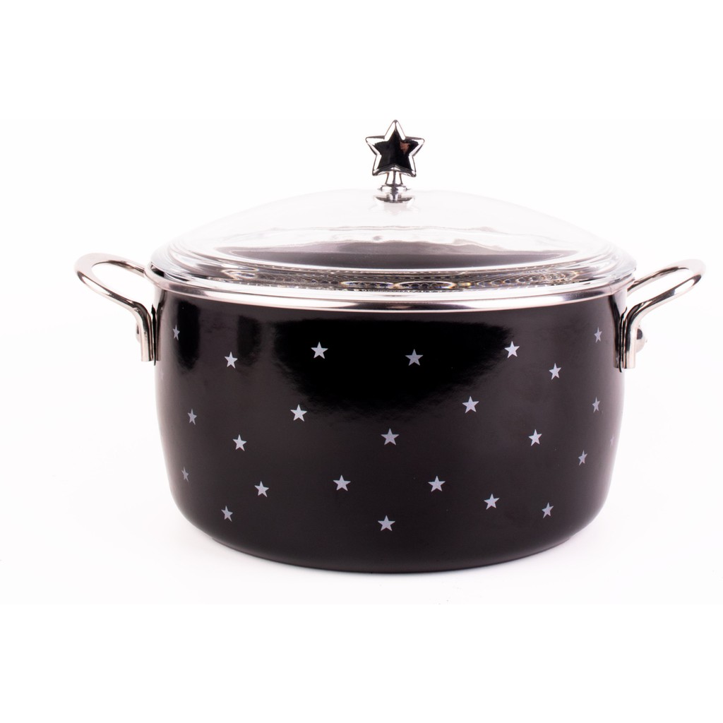 Emaylab Star Emaye Fritöz/kızartma Tenceresi 2 cm 4 Litre - Siyah - 24 cm Tencere / Tava Setleri Fiyatı