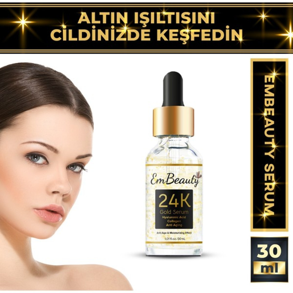 Embeauty - 24 K Gold Serum 30 Ml Anti-Aging / Yaşlanma Karşıtı Fiyatı