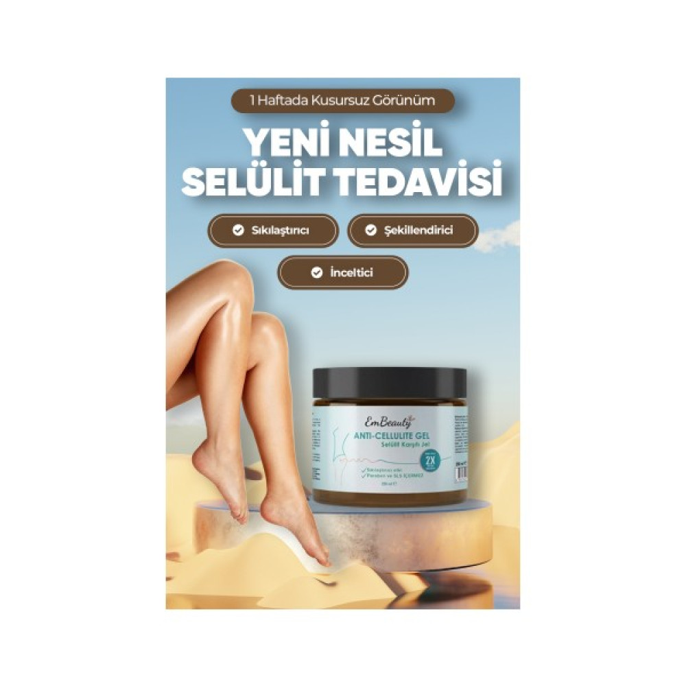 Embeauty Anti-Cellulite , , ve Çatlak tı Vücut Jel 250 ml Vücut Sıkılaştırıcı ve İncelticiler Fiyatı