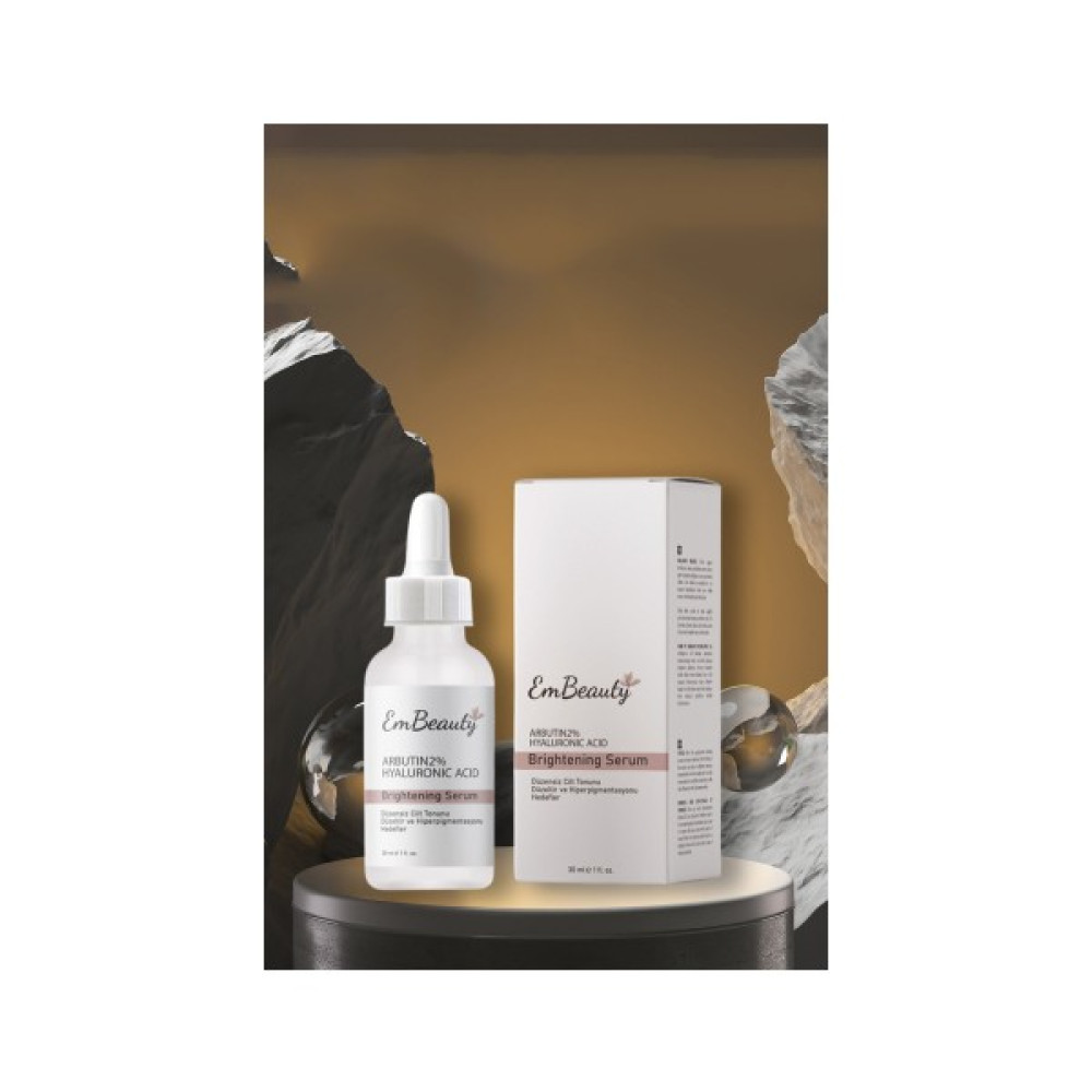 Embeauty Cilt Tonu Eşitleyici ve Lekeli Ciltler Için Yüz Serumu 30 ml ( Arbutin %2 + Hyaluronic Acid) Leke Kremi Fiyatı