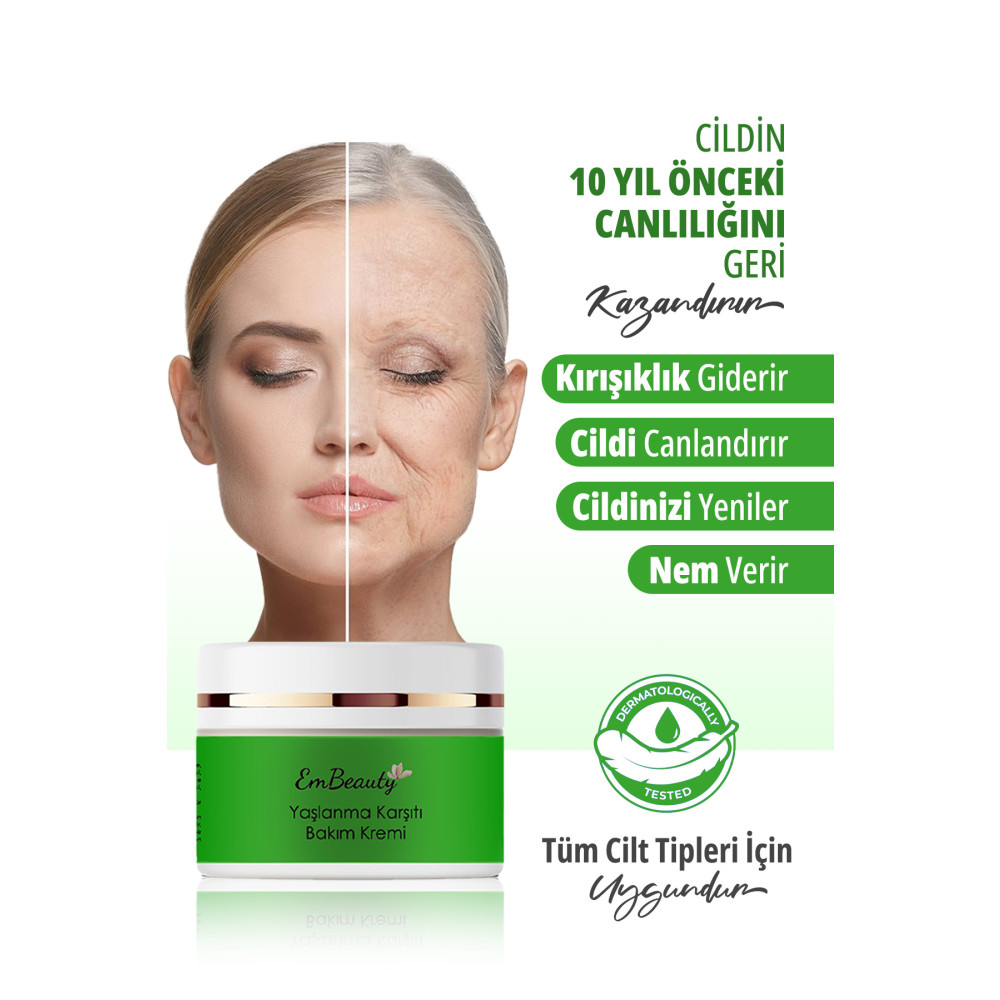 Embeauty Yaşlanma Karşıtı Ve Kırışıklık Giderici Krem 50 ml Cilt ve Yüz Bakımı Fiyatı